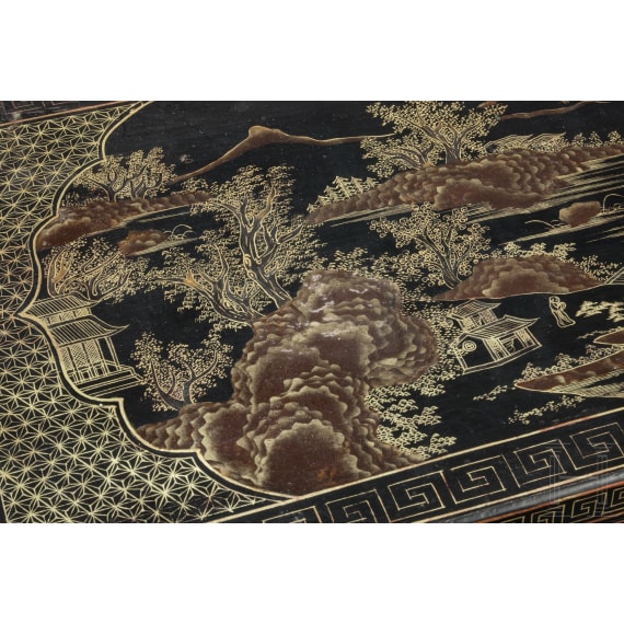 A pair of two Japanese side tables, Meiji-/Showa-period