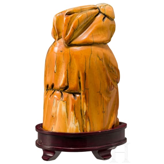 A Chinese figure of a wise man, circa 1900