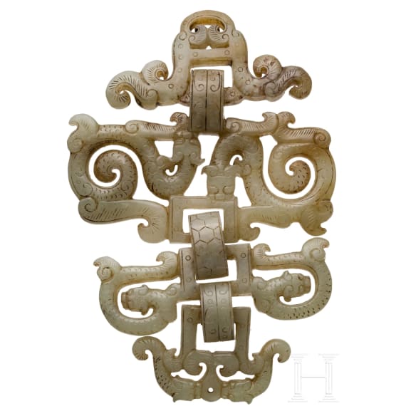 A fine Chinese jade carving, circa 1900