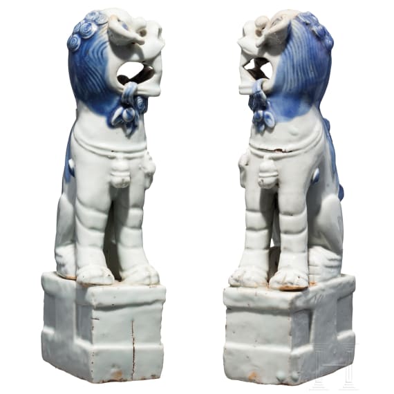 A pair of Foo dogs, China, 19th century