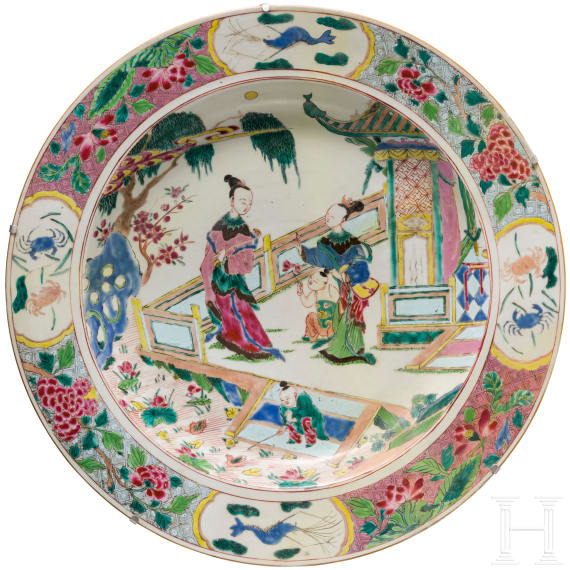 Famille Rose-Teller, China, 19. Jhdt.