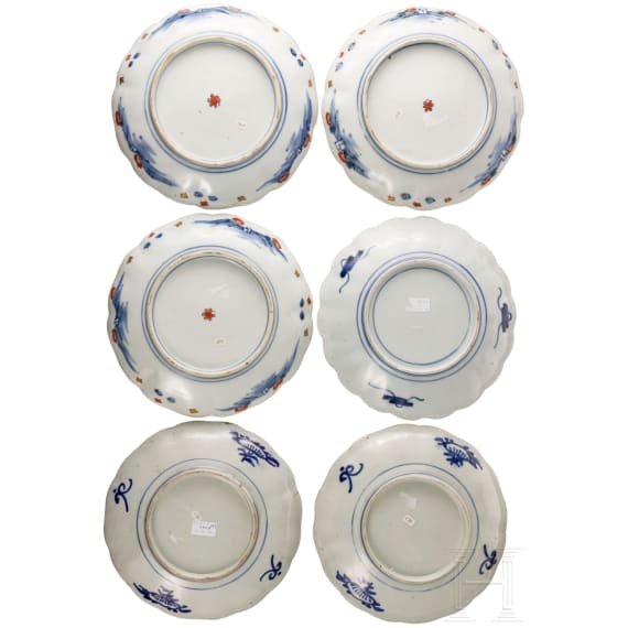 Six Chinese porcelain plates, 19th/20th century
