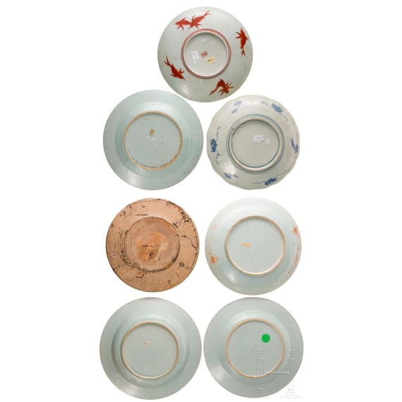 Six Chinese porcelain plates, 19th/20th century