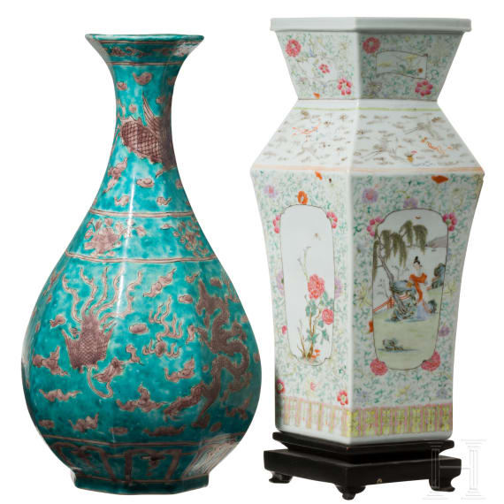 Two Chinese vases, 19th/20th century