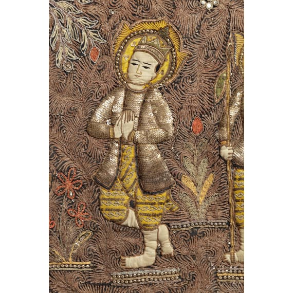 A Southeast Asian wall hanging, 19th/20th century