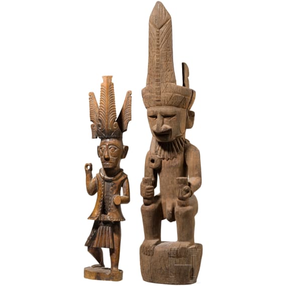 Zwei Ahnenfiguren, Nias
