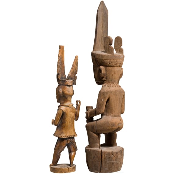 Zwei Ahnenfiguren, Nias