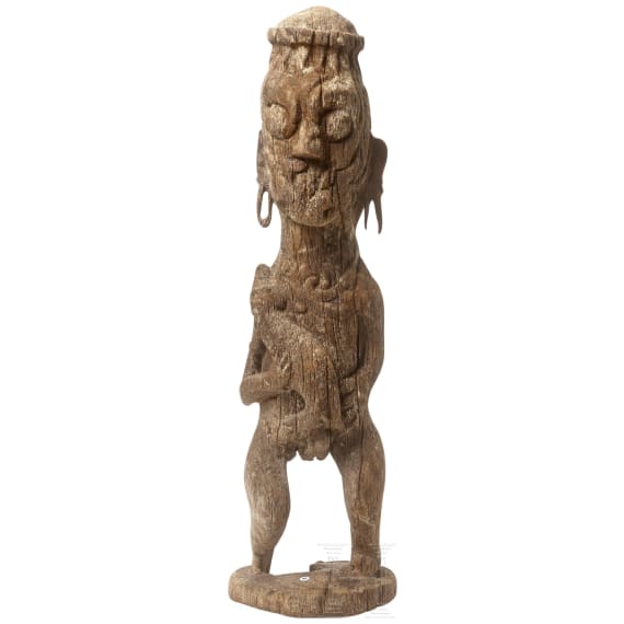 Holzstatue, Borneo