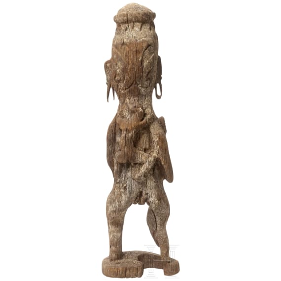Holzstatue, Borneo