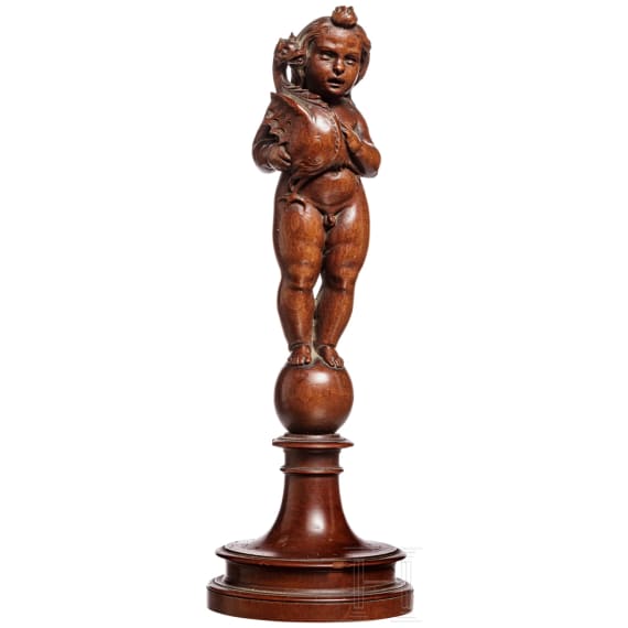A French or Flemish boxwood figure, circa 1700