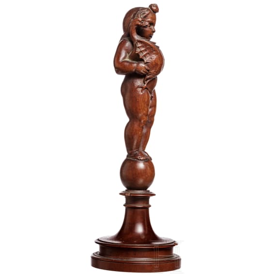A French or Flemish boxwood figure, circa 1700