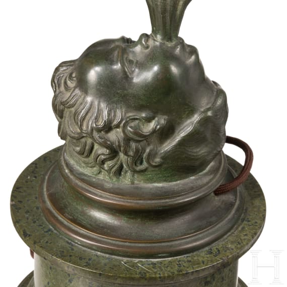 An Italian Grand Tour sculpure of a standing Mercury after Giambologna (1529 - 1608), 19th century