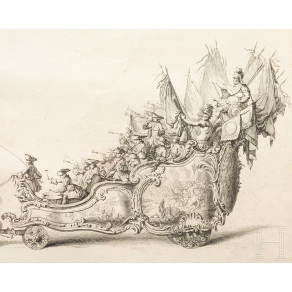 Jean-Francois Blondel (1683 - 1756) - The chariot of Mars, France, 18th century