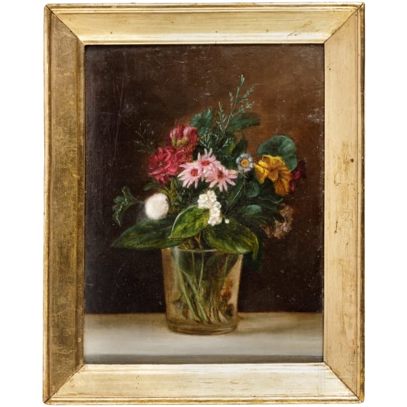 Flower still life, German, mid-19th century