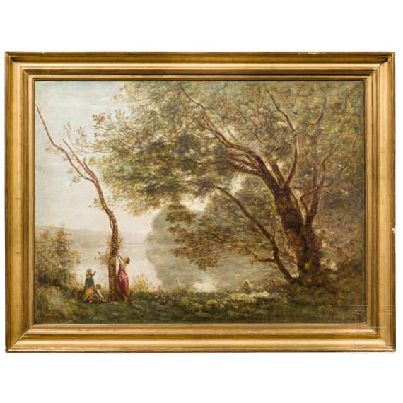 A French impressionist landscape, late 19th century