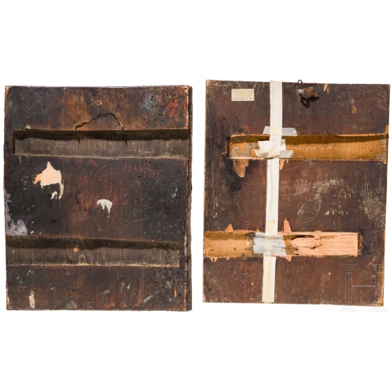 Three Russian icrons, 18th/19th century