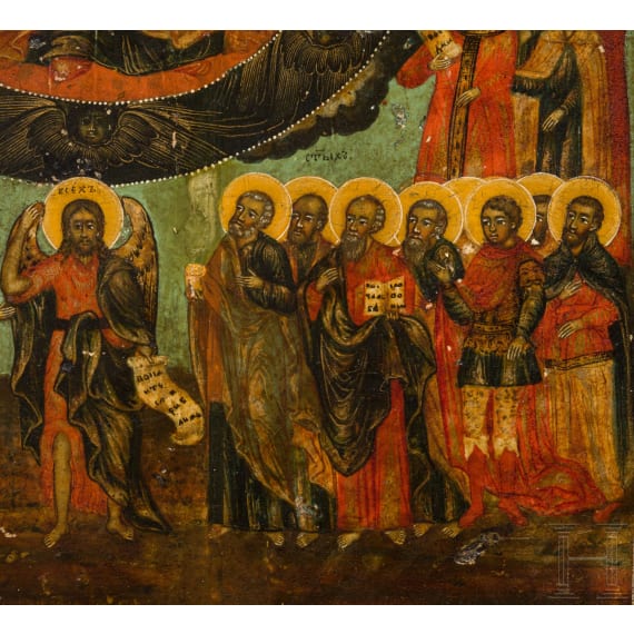 A large Russian icon of the Mother of God, early-19th century