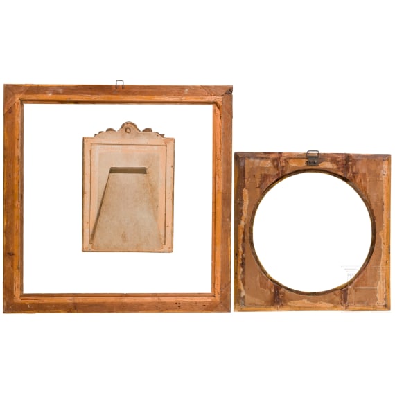 A set of three neo-classical French frames, 19th century