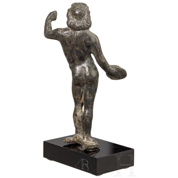 A Roman bronze statuette of Iupiter Optimus Maximus, 2nd - 3rd century A.D.