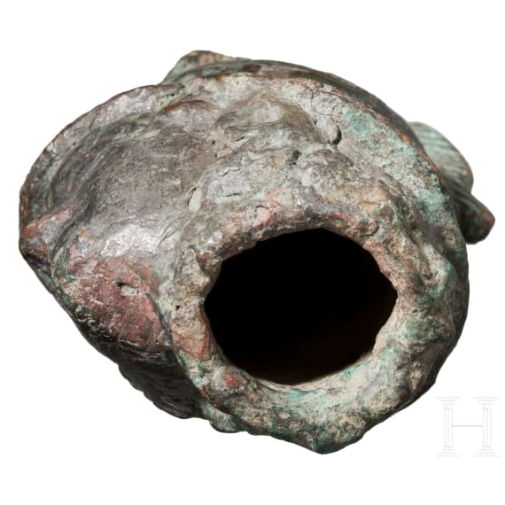 A Roman bronze head of Minerva, 2nd &ndash; 3rd century