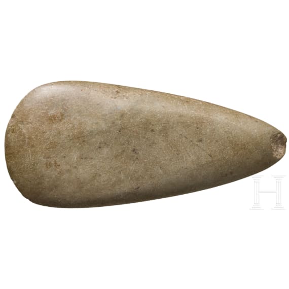 A Central European Neolithic stone adze, circa 5000 B.C.