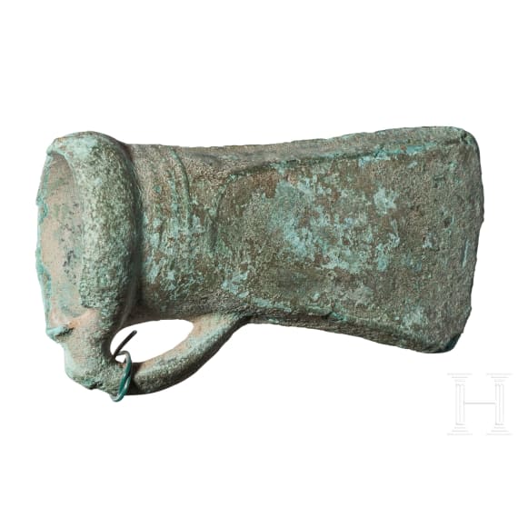 A bronze Age axehead, Central Europe, 1300 - 800 B.C.