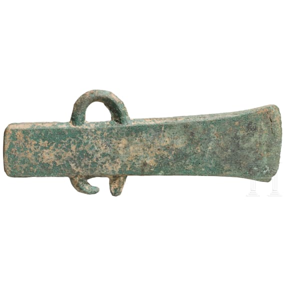 A flat bronze axe head from the Iberian Peninsula, 2nd millennium B.C.