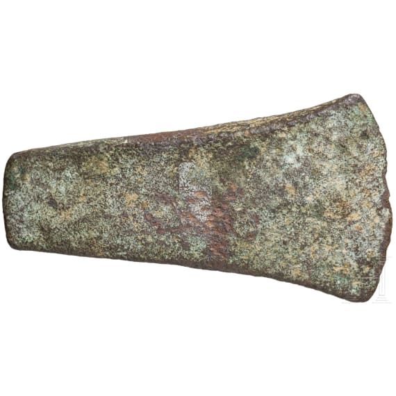 A Central European bronze Age axe head, 4000 &ndash; 1300 B.C.
