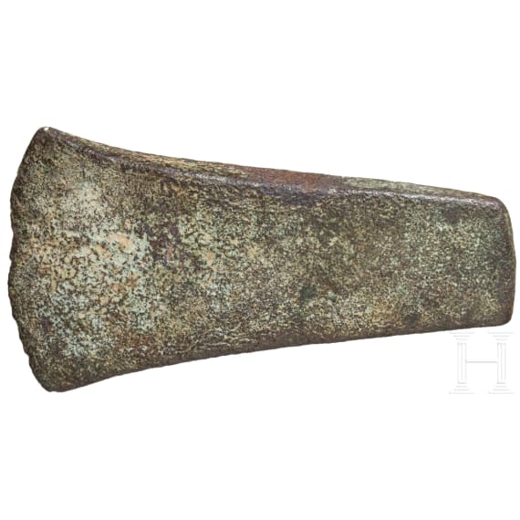 A Central European bronze Age axe head, 4000 &ndash; 1300 B.C.