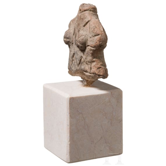A southeastern European Vinca statuette, 4th millennium B.C.