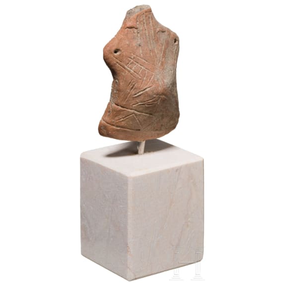 A southeastern European Vinca statuette, 4th millennium B.C.