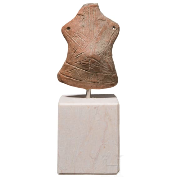 A southeastern European Vinca statuette, 4th millennium B.C.