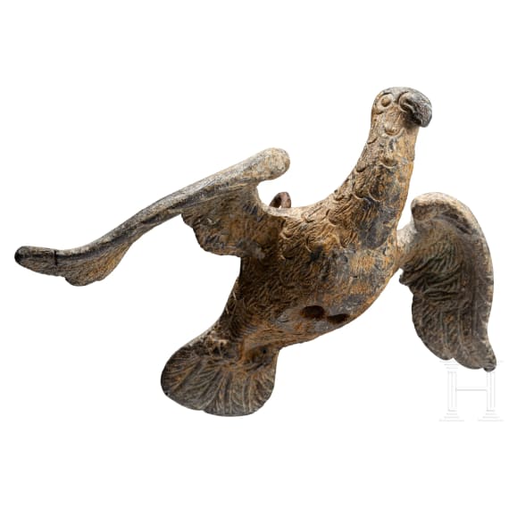 A gilded Byzantine dove made of lead, circa 9th &ndash; 13th century