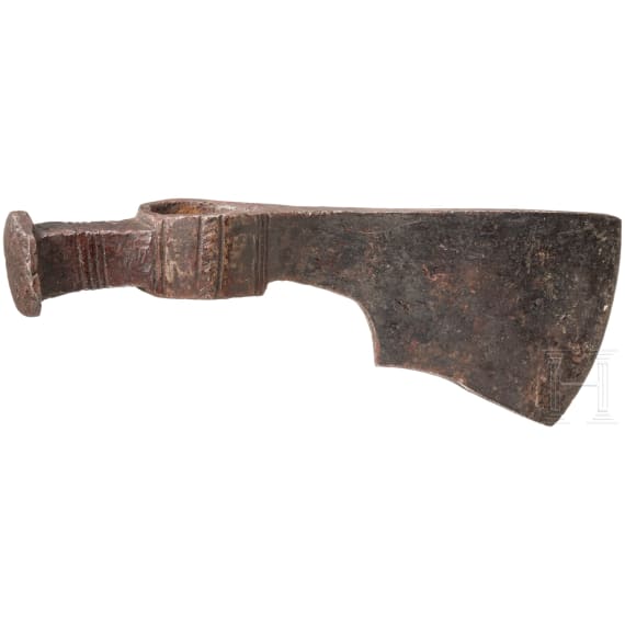 An Alanic battle axe head, 7th century