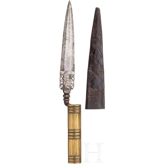 Jagdliches, aufpflanzbares Bajonett, Italien, 18. Jhdt.