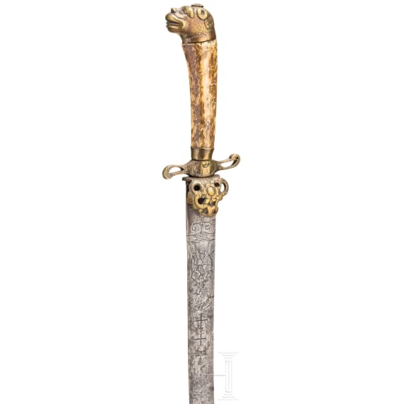 Jagdplaute, deutsch, um 1750