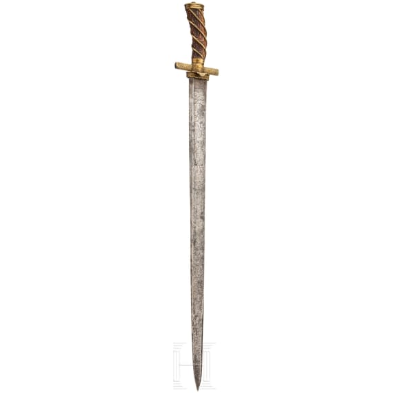 Hirschf&auml;nger mit kr&auml;ftiger Klinge, deutsch, um 1780