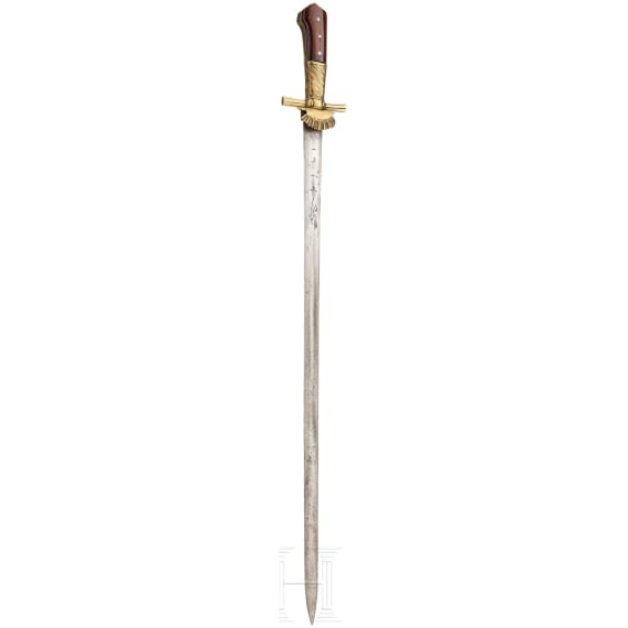 Jagdschwert mit &auml;lterer Klinge, s&uuml;ddeutsch, 17./Anfang 19. Jhdt.
