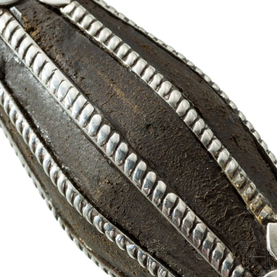 Silbermontierter Linkhanddolch, deutsch, Historismus im Stil um 1600