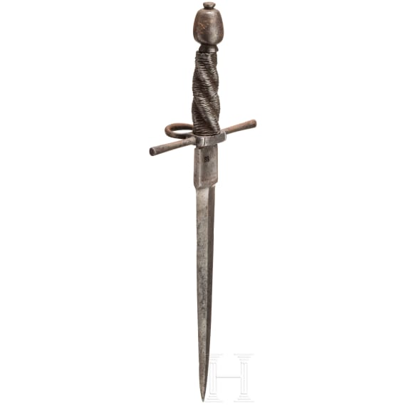 Kleiner Linkhanddolch, deutsch, um 1600