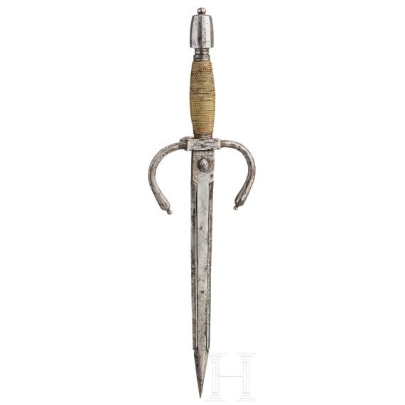 Linkhanddolch mit Springklinge, Historismus im Still der Renaissance