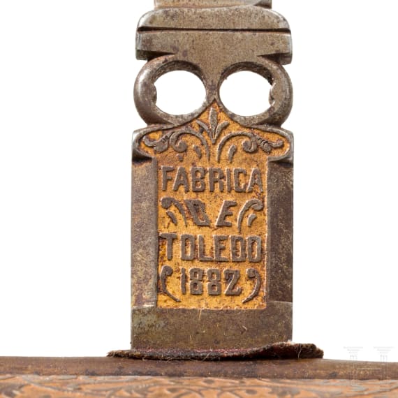 Linkhanddolch im Stil des 17. Jhdts., Toledo, datiert 1882