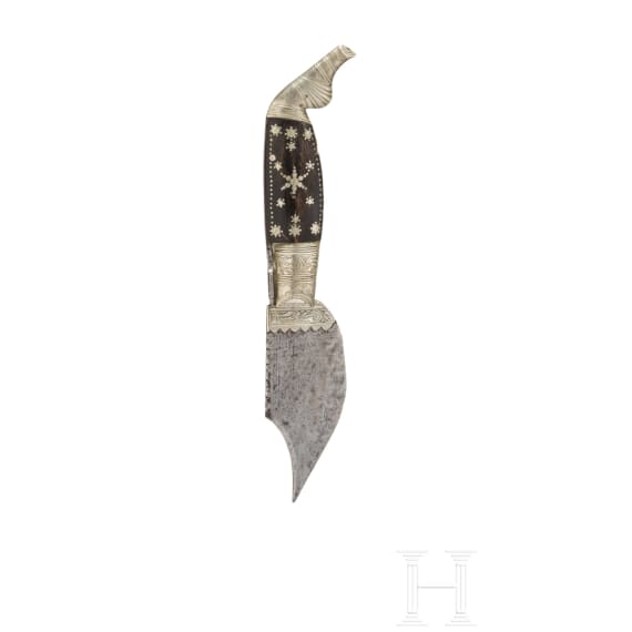 Silbermontierte Navaja, Spanien, 19.Jhdt.
