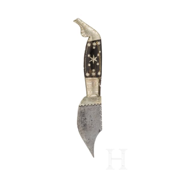 Silbermontierte Navaja, Spanien, 19.Jhdt.