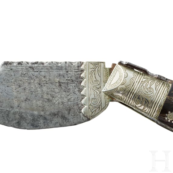 Silbermontierte Navaja, Spanien, 19.Jhdt.