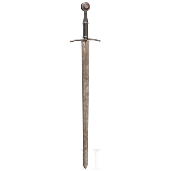 Schwert zu Anderthalbhand, Sammleranfertigung des Historismus im Stil des 15. Jhdts.