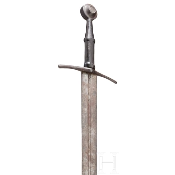 Schwert zu Anderthalbhand, Sammleranfertigung des Historismus im Stil des 15. Jhdts.