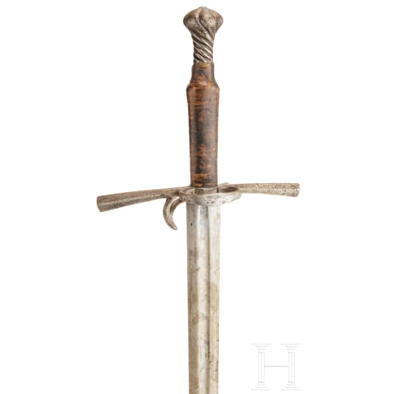 Maximilianisches Schwert zu anderthalb Hand, Historismus im Stil um 1520