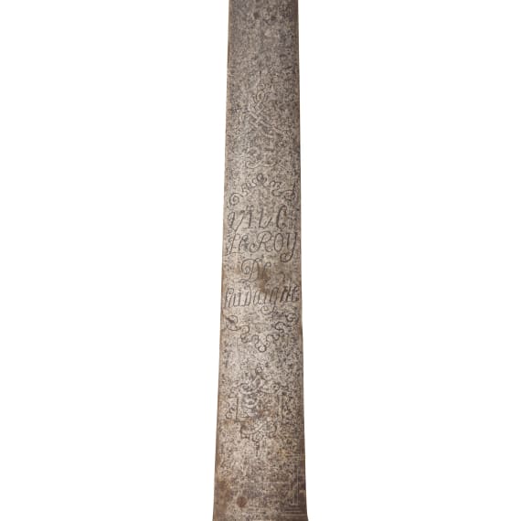 Schwert zu anderthalb Hand, Historismus im Stil um 1530/40, unter Verwendung alter Teile