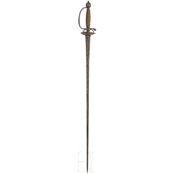 Eisengeschnittener Galanteriedegen, Frankreich, um 1750